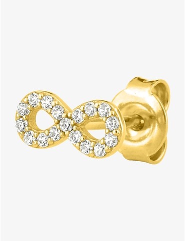 Boucle d'oreille clou à...