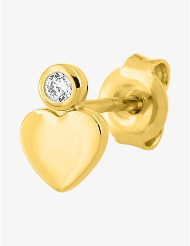 Boucle d'oreille clou à...