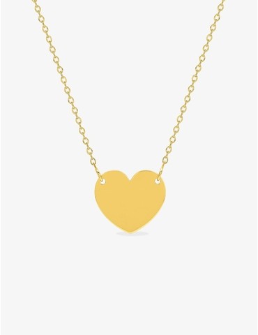 Collier en plaqué or avec...