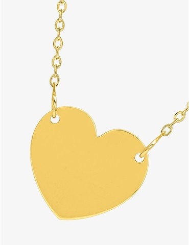 Collier en plaqué or avec...