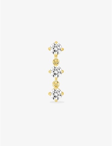 Boucle d'oreille pendante à...