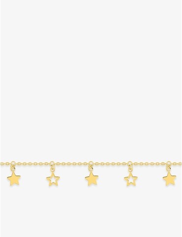 Bracelet acier doré avec...