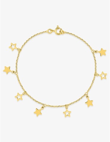 Bracelet acier doré avec...
