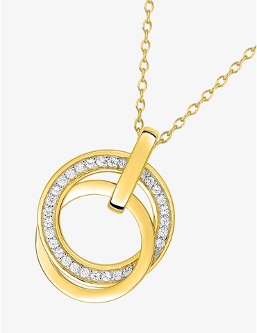 Collier plaqué or avec...