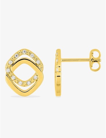 Boucles d'oreilles losanges...