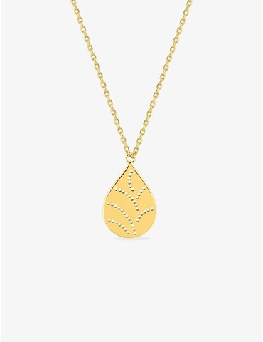 Collier plaqué or avec...