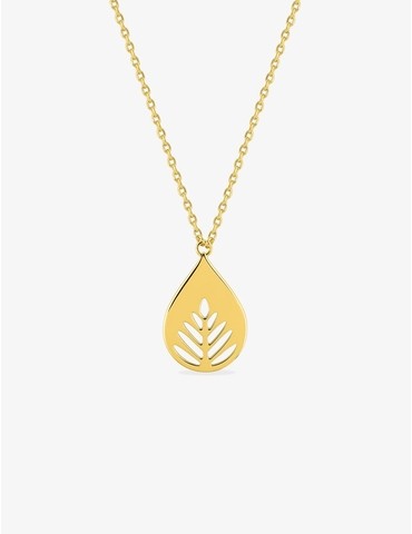 Collier plaqué or avec...