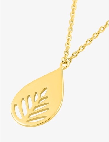 Collier plaqué or avec...