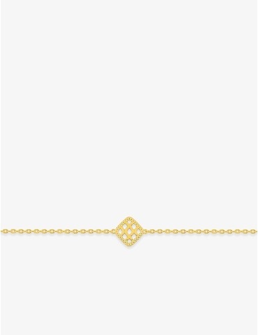 Bracelet plaqué or motif...