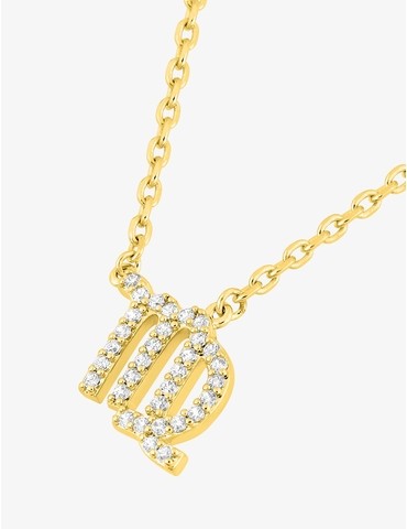 Collier plaqué or jaune,...