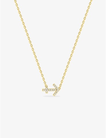 Collier plaqué or jaune,...