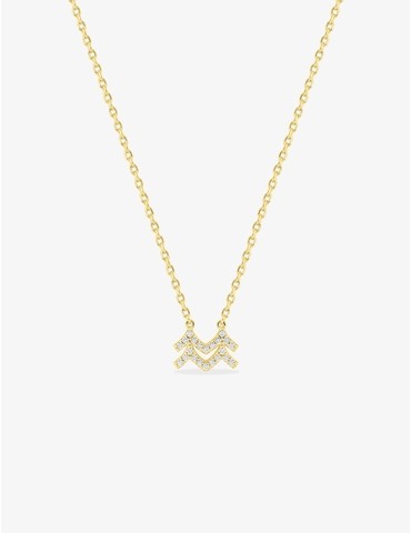 Collier plaqué or jaune,...