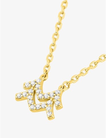 Collier plaqué or jaune,...