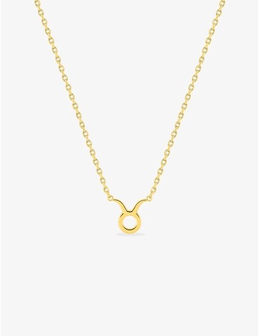 Collier zodiaque Taureau en...