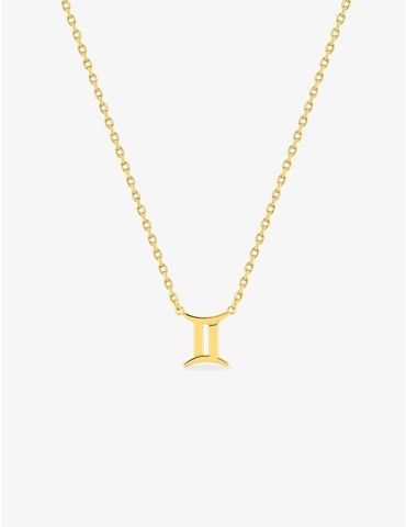 Collier zodiaque Gémeaux en...
