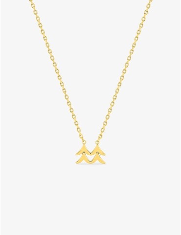 Collier zodiaque Verseau en...