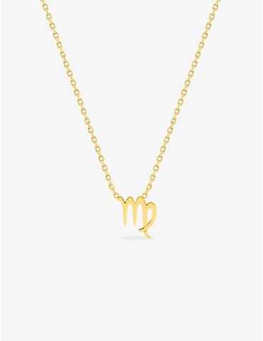 Collier zodiaque Vierge en...
