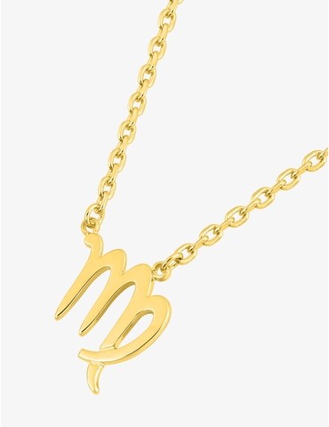 Collier zodiaque Vierge en...