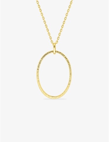 Collier en plaqué or avec...