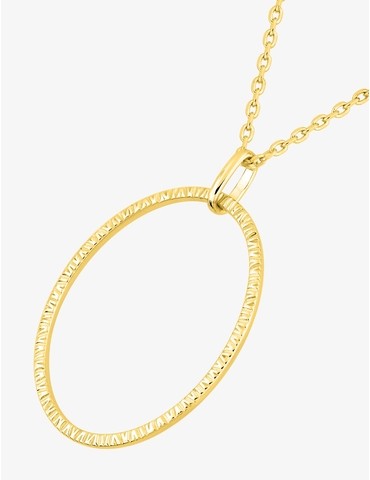 Collier en plaqué or avec...