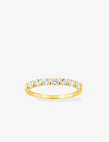 Bague en plaqué or avec...