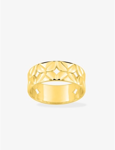 Bague en plaqué or jaune...
