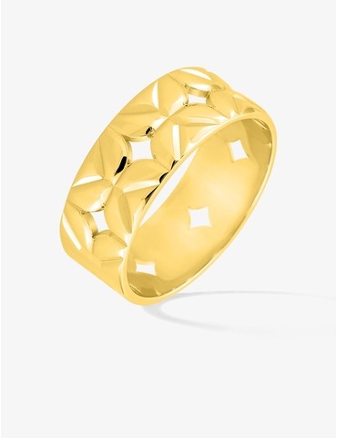 Bague en plaqué or jaune...