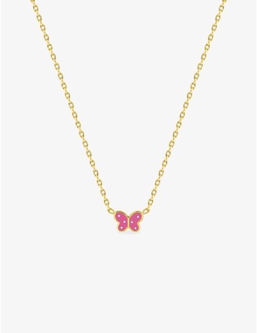Collier plaqué or, motif...