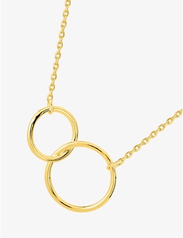 Collier en plaqué or,...