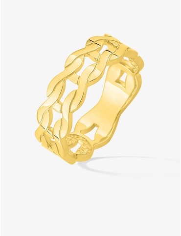 Bague plaqué or jaune...