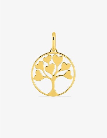 Pendentif plaqué or arbre...