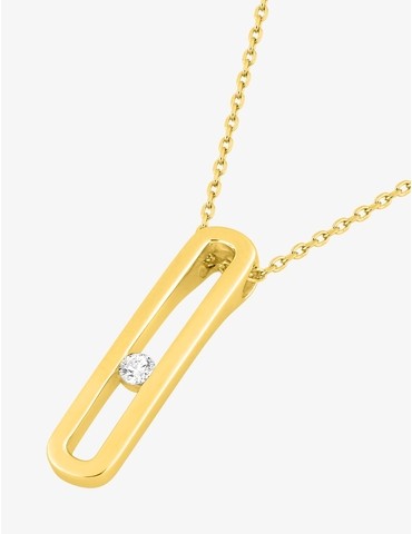 Collier plaqué or avec...