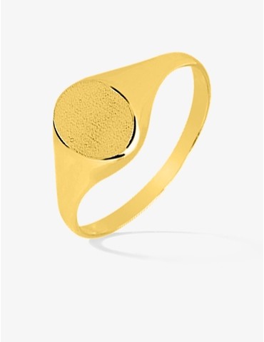 Bague chevalière plaqué or...