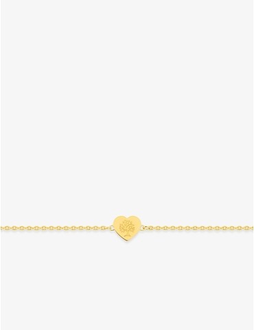 Bracelet acier doré avec...
