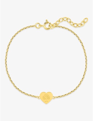 Bracelet acier doré avec...