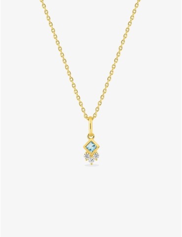 Collier plaqué or avec...