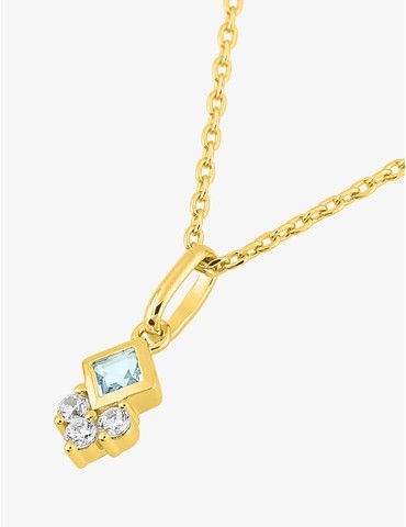 Collier plaqué or avec...