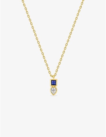 Collier plaqué or avec...