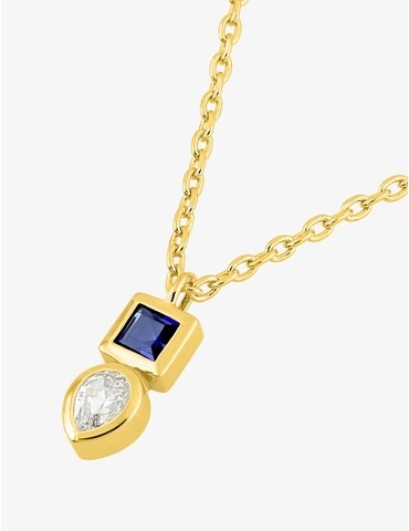 Collier plaqué or avec...
