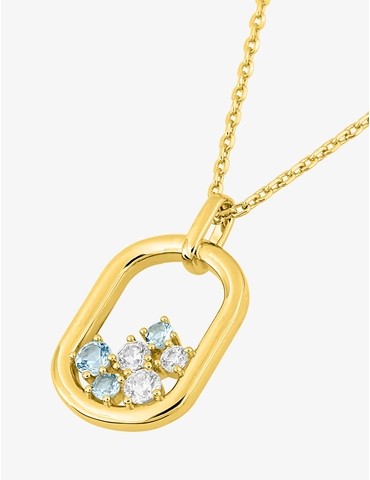 Collier plaqué or avec...