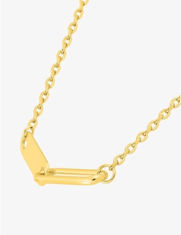 Collier plaqué or pendentif...