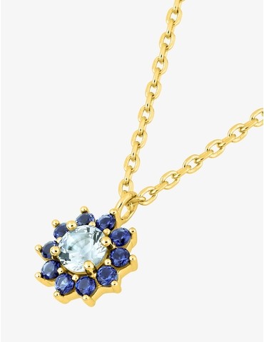 Collier plaqué or pendentif...