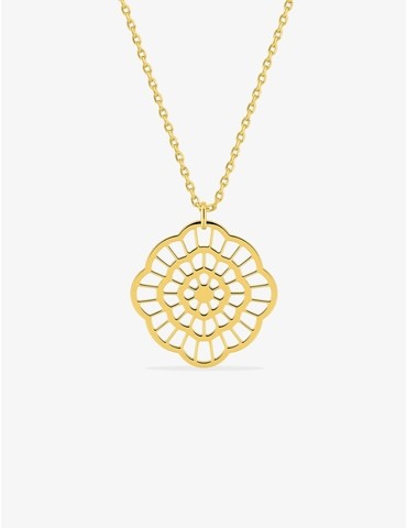 Collier plaqué or pendentif...