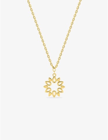 Collier plaqué or pendentif...