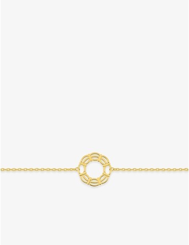 Bracelet plaqué or motif...
