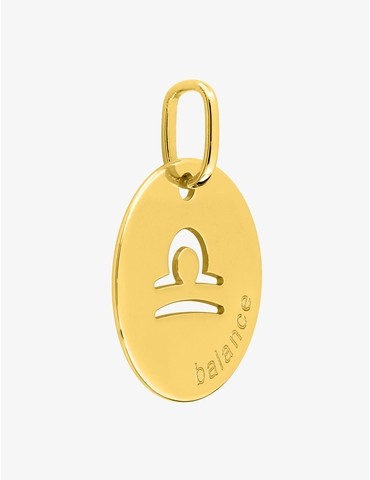 Pendentif plaqué or signe...