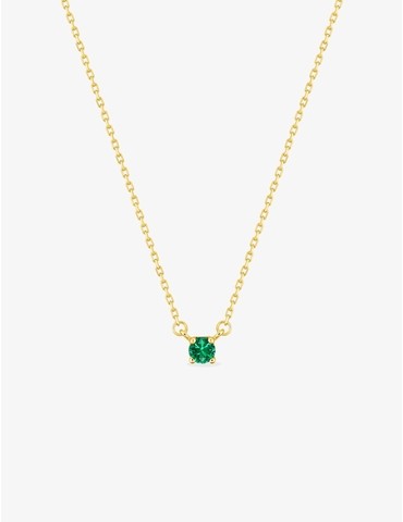 Collier plaqué or et oxyde...