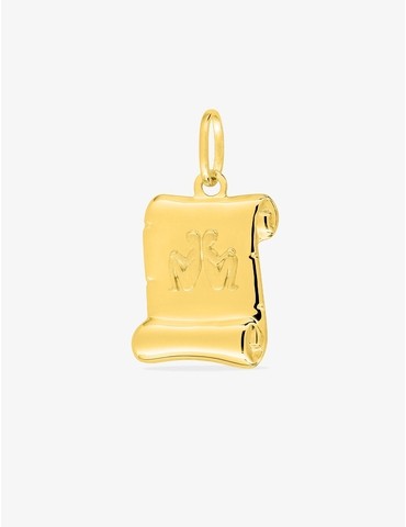 Pendentif plaqué or...