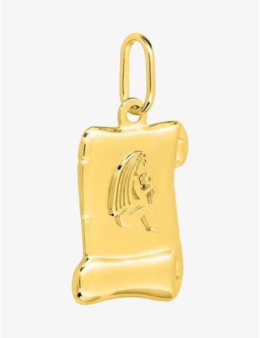 Pendentif plaqué or...