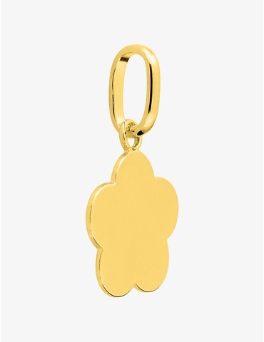 Pendentif plaqué or fleur...